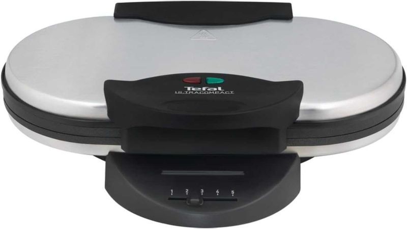 Нов Гофретник от Неръждаема Стомана Tefal WM 311D, 2 години Гаранция, 1200W