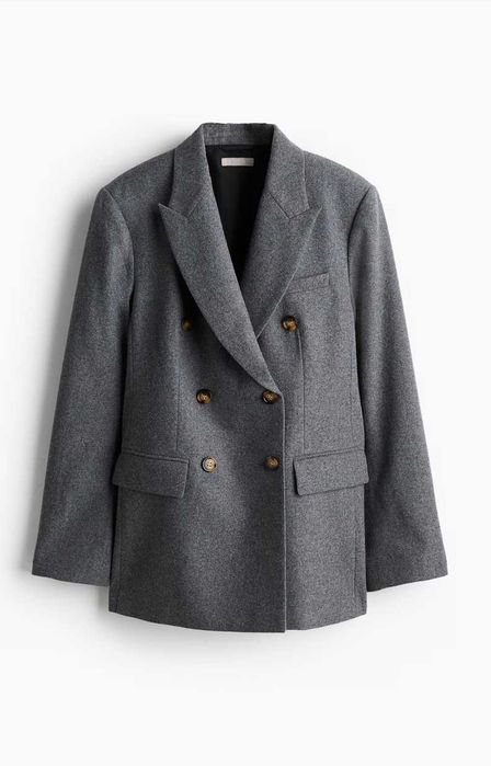 Новый пиджак H&M, шерсть, размер XXL (58/64)
