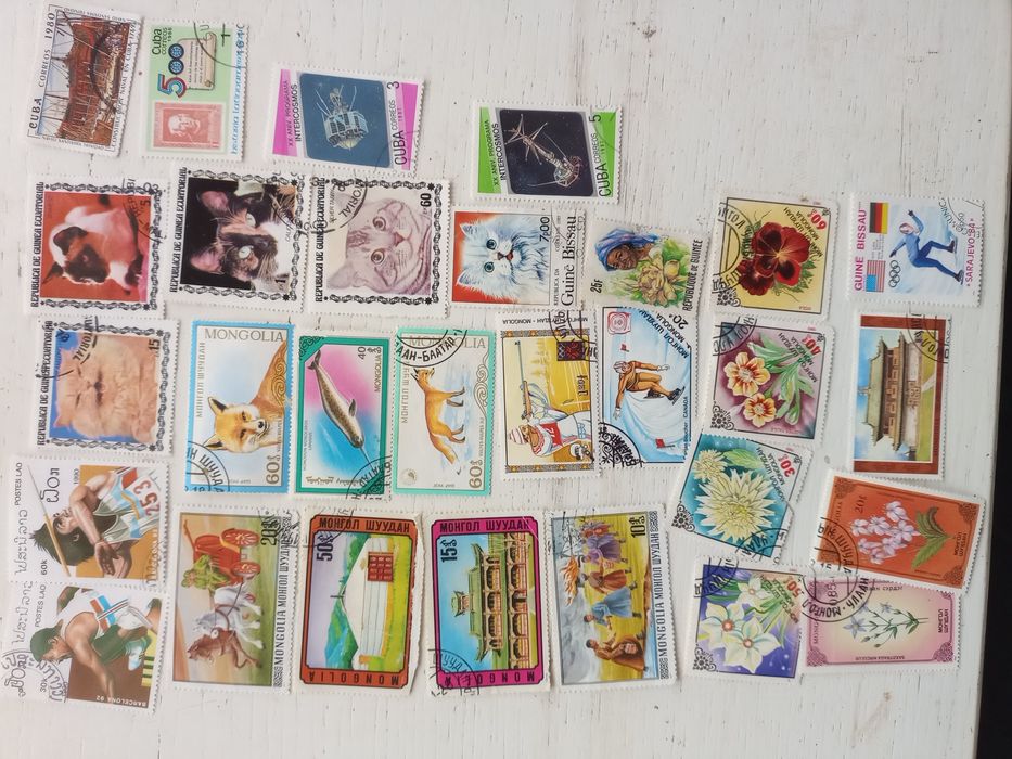 Colecție de timbre postale