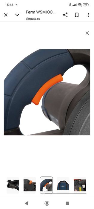 Masina de taiat canale in perete FERM, WSM1008, 1600W, 150mm