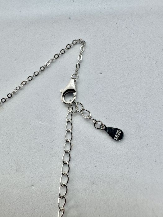 Сребърно колие с мойсанит (диамант) 1.6 карата