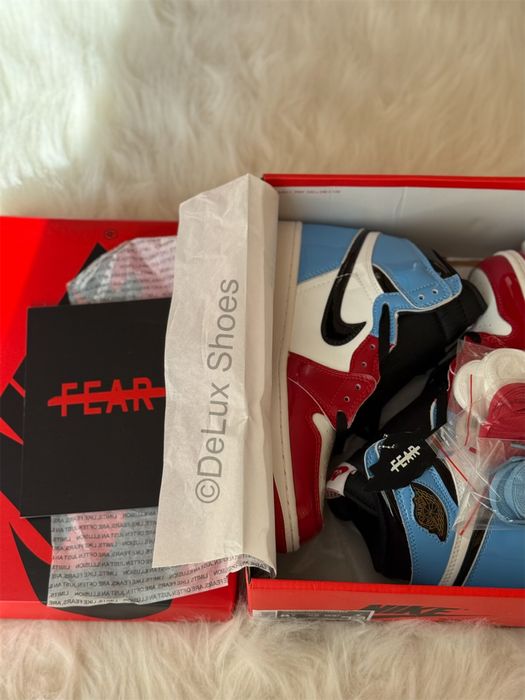 Air Jordan 1 Retro High Fearless UNC Full Box Verificare Colet 35,5-45