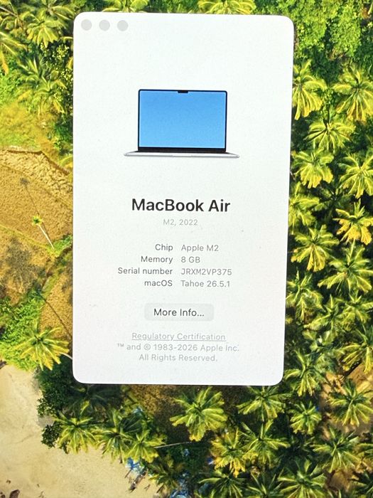 vand macbook air M2 ca nou
