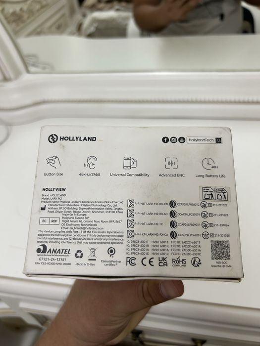 Петличка Hollyland lark m2