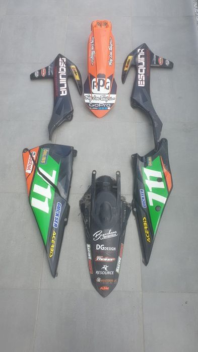 Plastice carene ktm 125-300 2017 18 19 20 21 22 23