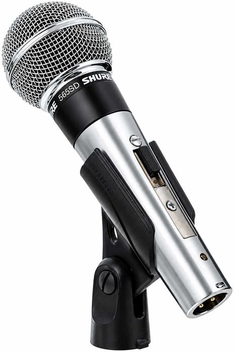 Microfon vocal SHURE 565SD – versiune actualizată a modelului SM58 cu întrerupător și impedanță comutabilă (BETA 58A)