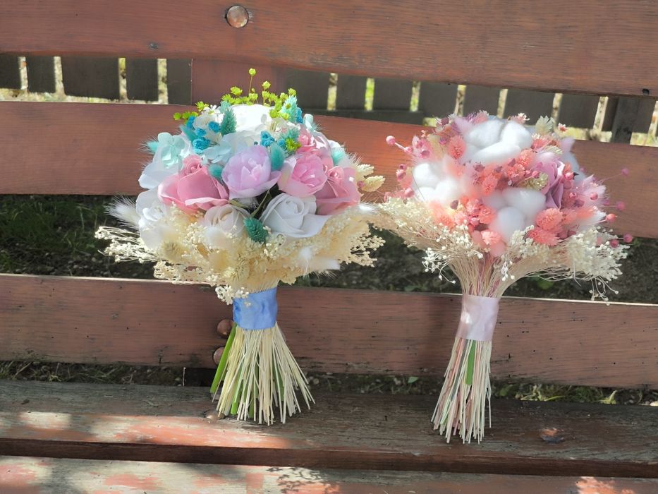 Buchete mireasa , set lumânări cununie