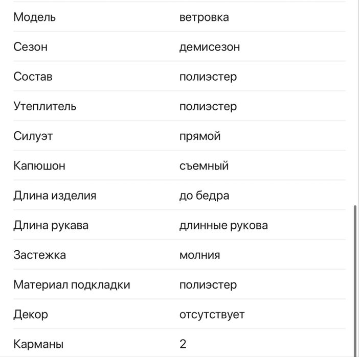 Ветровка мужская