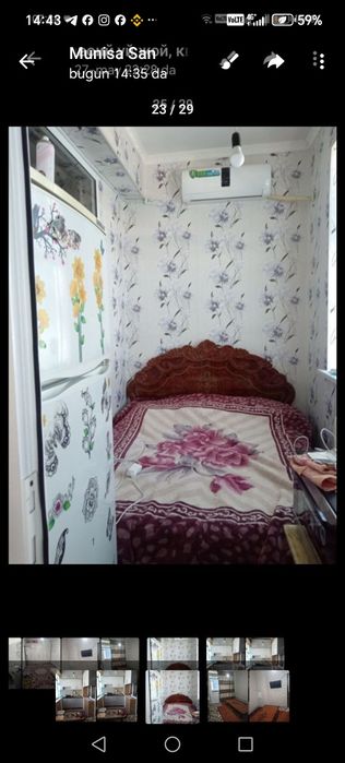 Vasxodga kvartera bor qiz ayollarga ishlidigan 400ming Dan