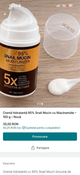 Donez / vand crema de fata femei