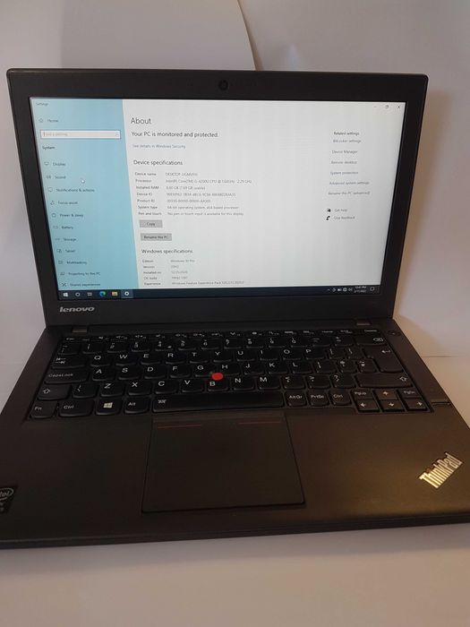 Laptop LENOVO Thinkpad x240, i5,diadnoza auto  300 lei incomplet