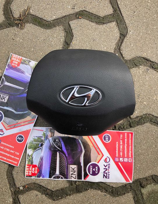 Hyundai Kona airbag volan pasager plansa de bord centuri fata spate
