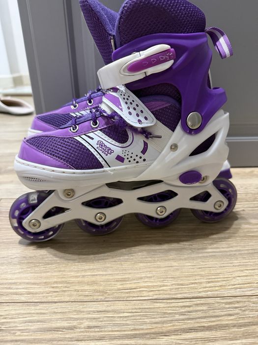 Ролики раздвижные для девочек 35-38 размер