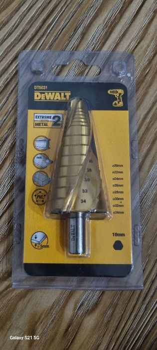 Ступенчатое сверло Dewalt Germani.