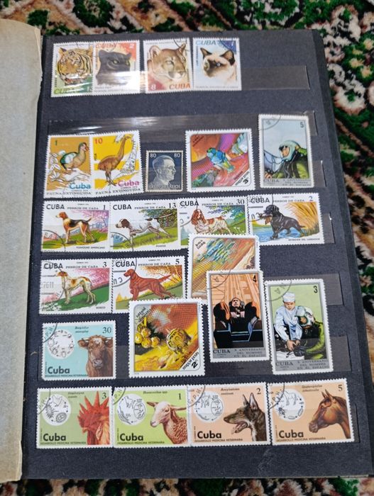 Альбом с марками винтаж ретро