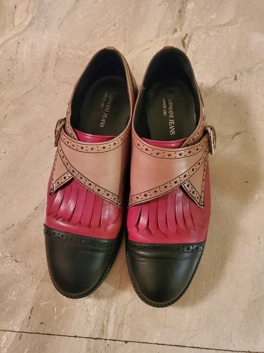 Кожени обувки  Armani Jeans