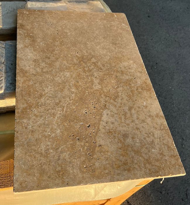 Travertin Noce periat 1.2 cm calitate premium