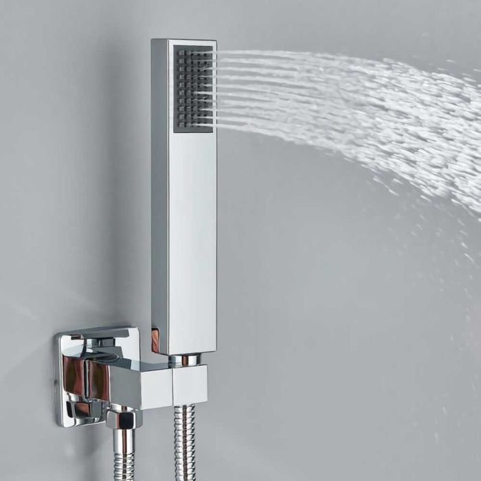 Set dus baterie incastrata, 2 functii,Crom/ Black, REDUS de la 1000RON