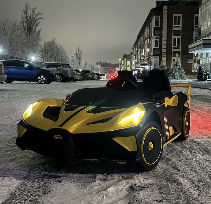 Новая детская машина|24w|Bugatti с призом| есть доставка
