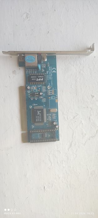 Сетевая карта PCI Realtek RTL8139D 10/100 Mbps
