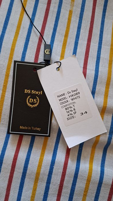 Белые слаксы 34 размера