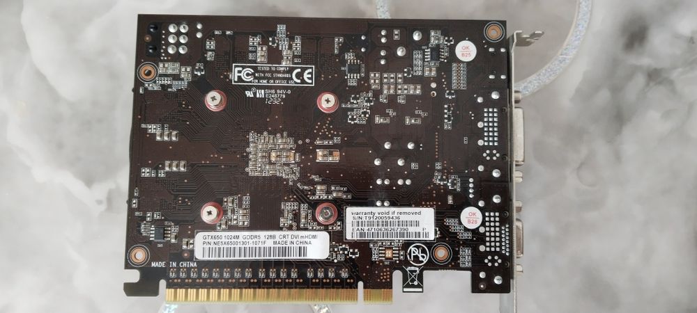 Продам видеокарту gtx 650