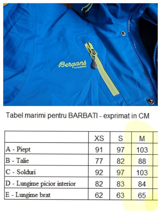 Geacă tehnica Bergans Tyin Insulated, Dermizax 20.000mm - Bărbați M