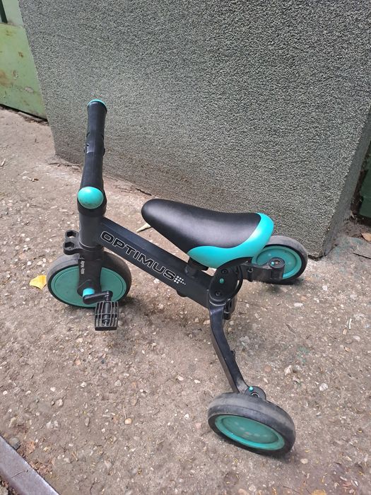 Tricicleta transformabila 3 in 1, Milly Mally, Optimus Blue