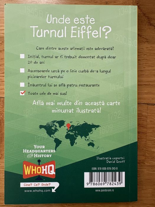 Carte Unde este Turnul Eiffel?
