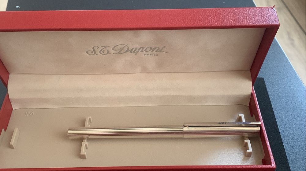 Писалка S.T. Dupont Classique – 18-каратово злато – с оригинална кутия
