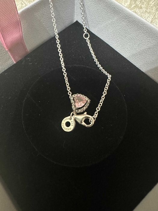 Colier Pandora inima roz