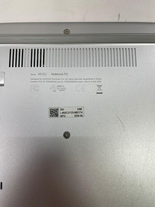 Laptop Asus VivoBook X512J i7 10th Gen SSD 500GB -A-