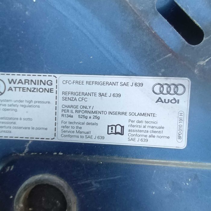 capota motor audi a3 8p facelift 2008-2012