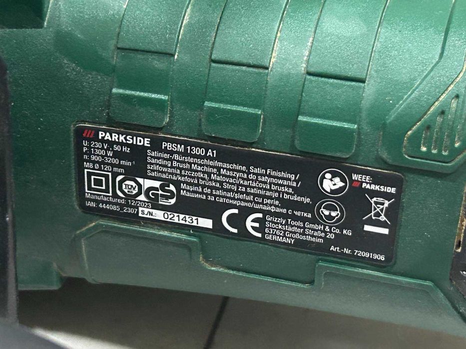 Шлифовъчна машина PARKSIDE PBSM 1300 A1