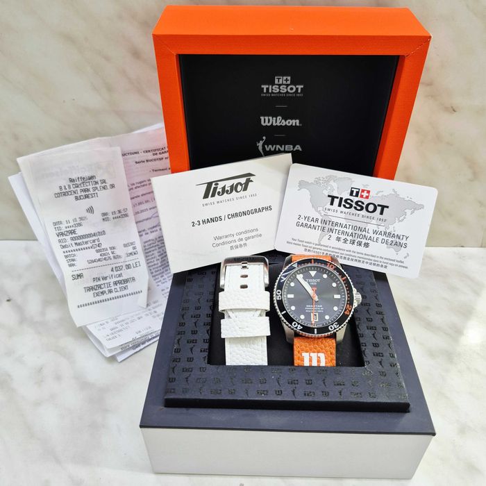 Ceas Tissot Sport Seastar Wilson WNBA Set 40mm ZEUS Amanet Militari