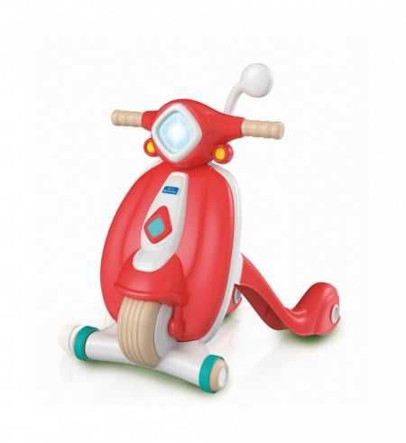 Premergator,  tricicleta și excavator electrice, pian, masa activități