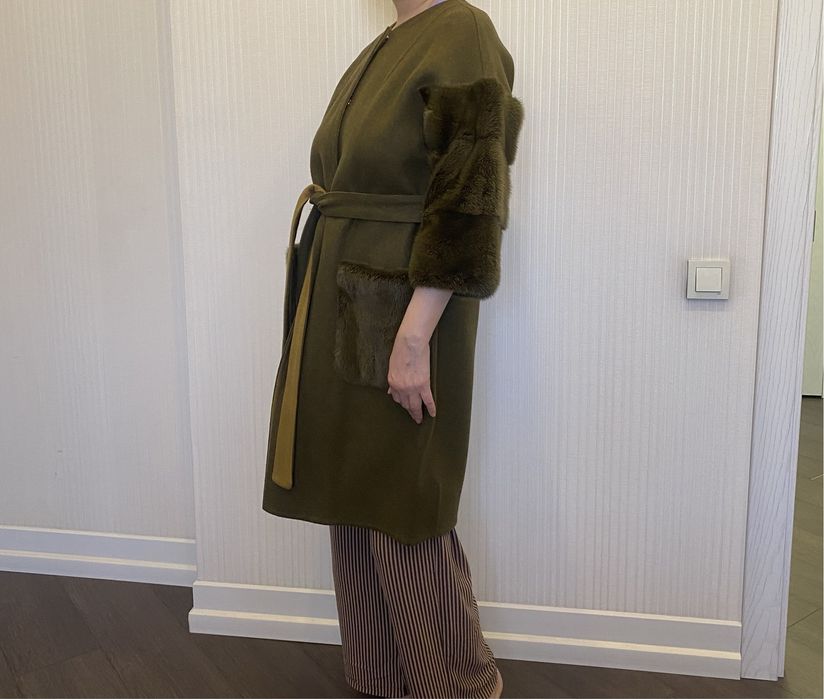 Пальто из альпаки