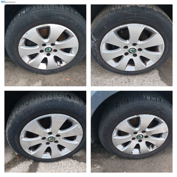 Set 4 Jante Roti Aliaj 205 55 16 R16 5x112 Audi A4 B7 2005 - 2008 [K8914]