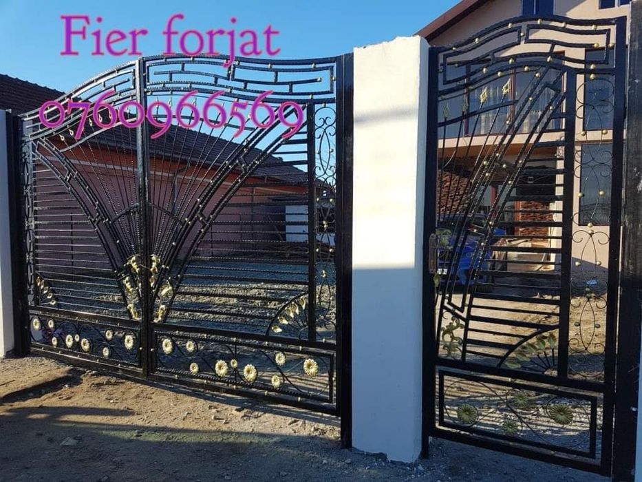 Porti panouri de gard tip jaluzea