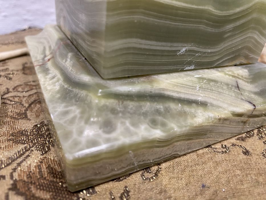 Винтидж лампа оникс Германия 1960 1970