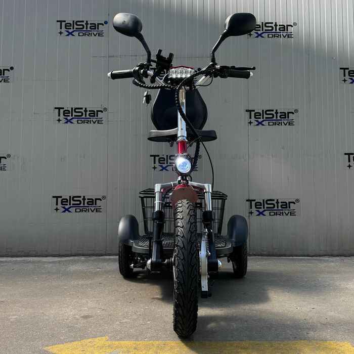 Електрическа триколка с равна платформа и облегалка TS 200.3 48V 500W