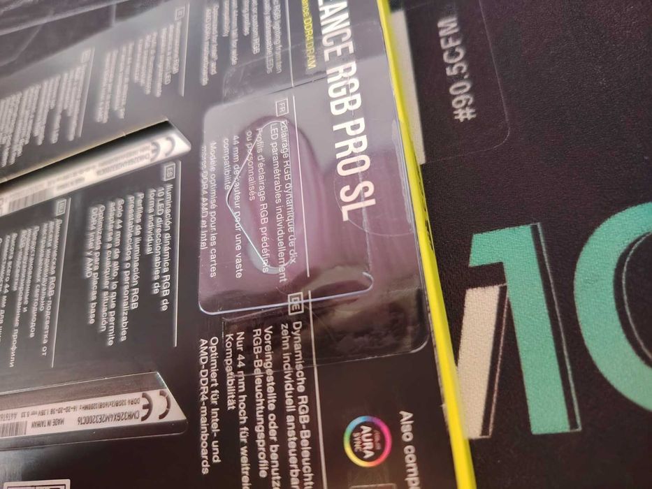 Нова ! Corsair VENGEANCE RGB PRO SL 32GB (2x16GB) DDR4 3200MHz