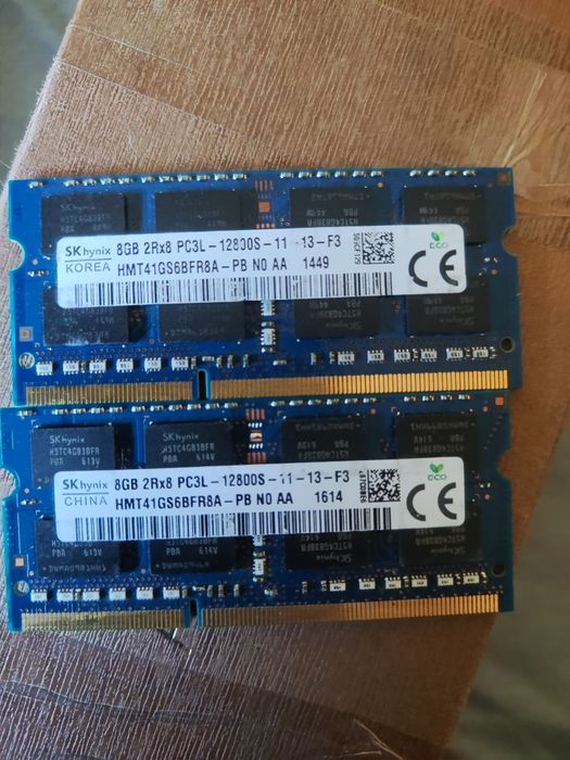 sodimm 8gb ddr3 pc3L-12800