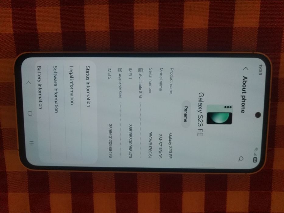 Samsung Galaxy S23 FE MINT