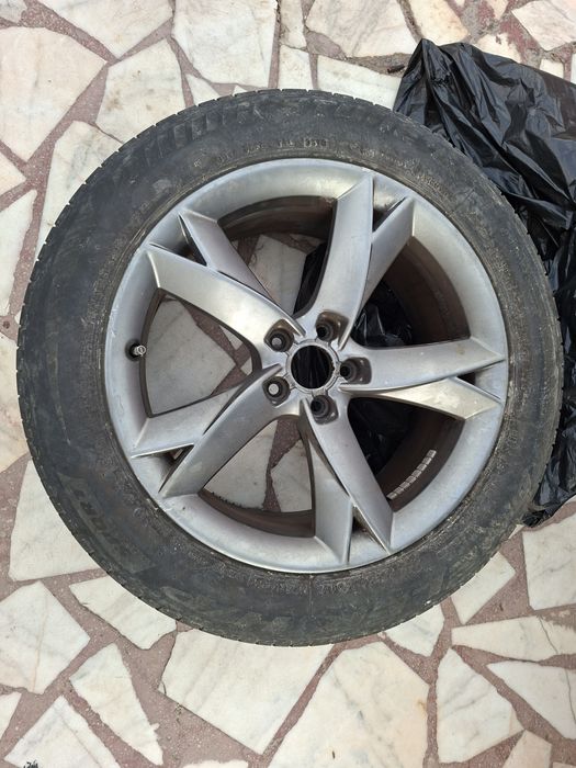 Roți cu jante aliaj,originale,pe 19'Audi Q5,Q3,A6,A5,anvelope 235/55,R