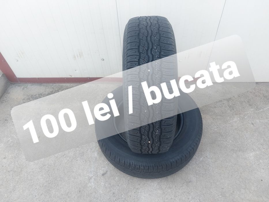 100 lei bucata! Doua anvelope de vara 225 65 17 Bridgestone