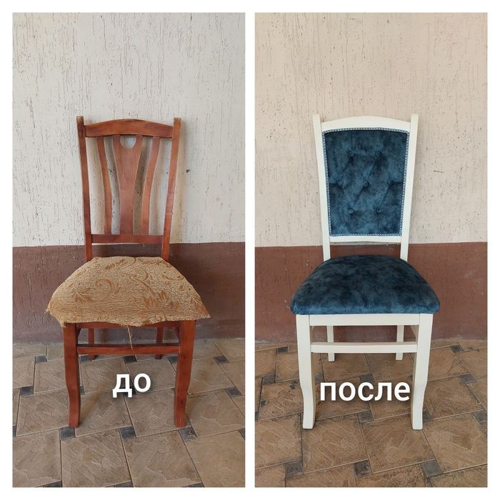 Реставрация стол стульев!