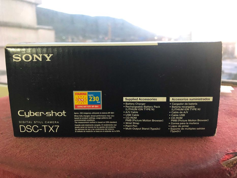Sony DSC-TX7-фотоапарат,камера (сребрист)