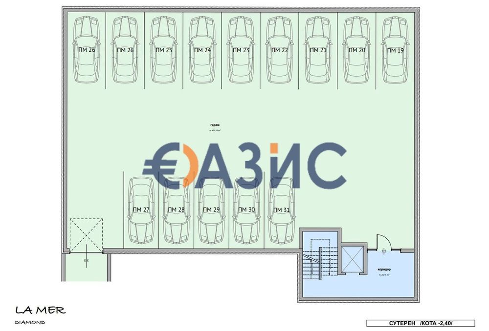 Апартамент с 1 спалня в нова сграда в строеж La Mer Diamond, Св. Влас,