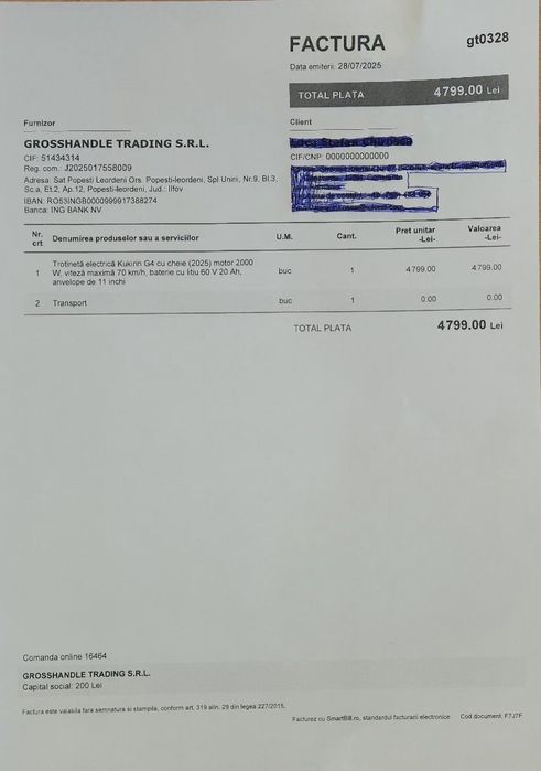 Trotineta Electrica  KUKIRIN G4